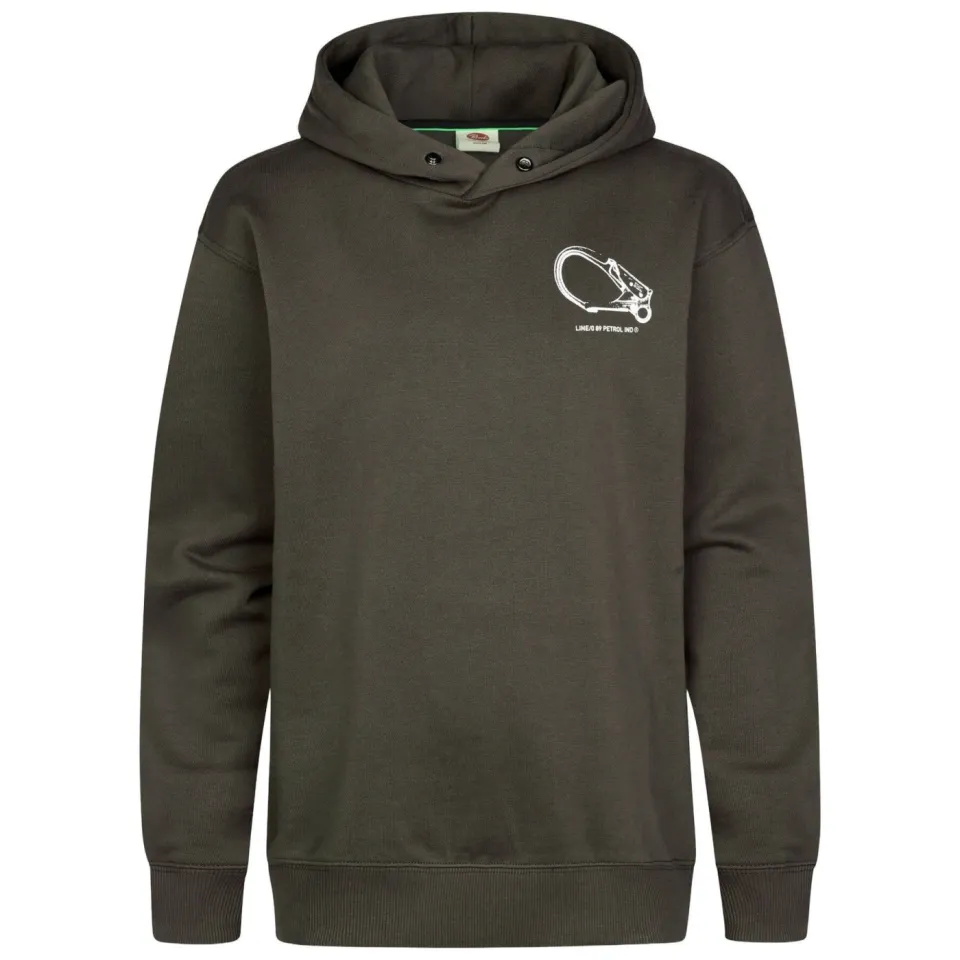 Petrol Industries hoodie met backprint - donkergroen, foto 2