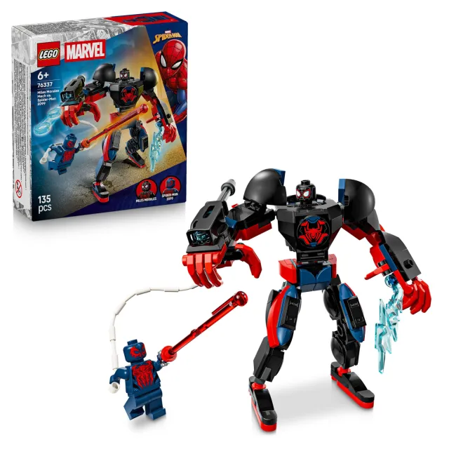 Lego Marvel Spider-Man Miles Morales Mecha vs. Spider-Man 2099 Bouwpakket 76337