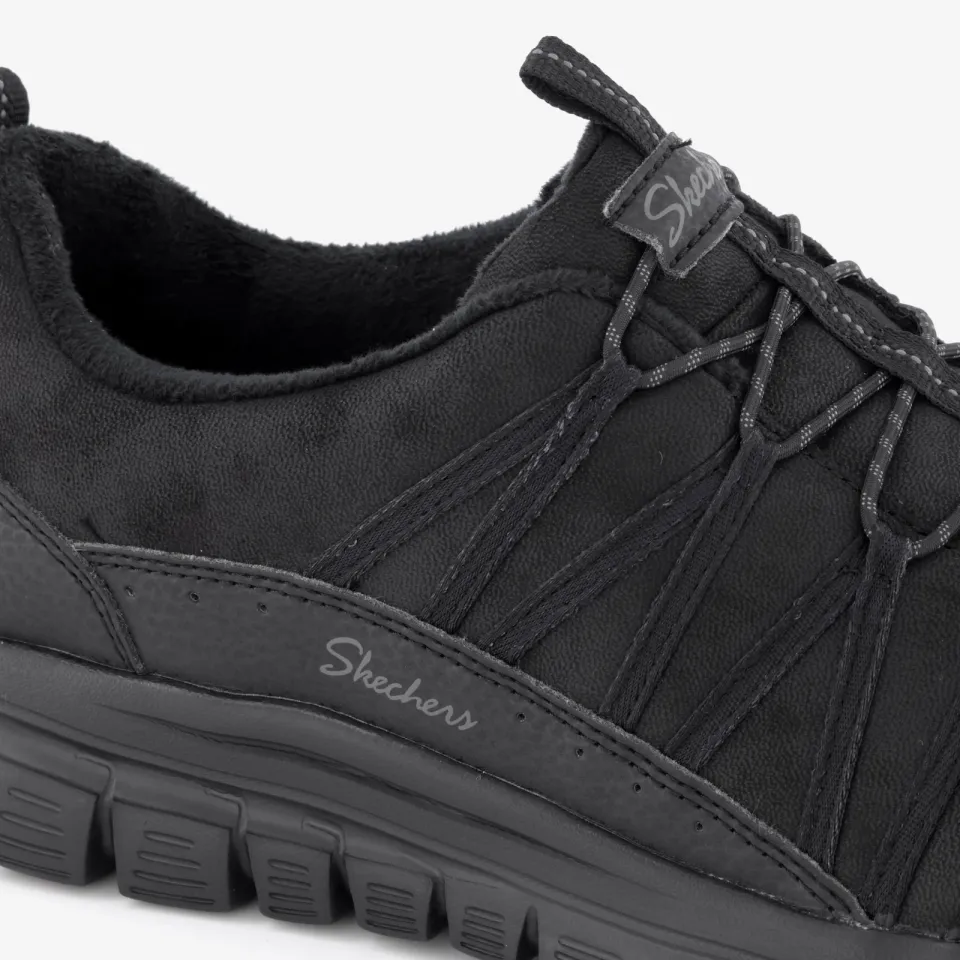 Skechers Graceful Cozy Hug lage sneakers zwart, foto 6