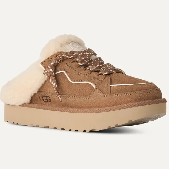 Ugg Lowmel Mule sneaker kastanjebruin