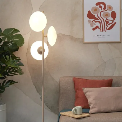 It's About Romi vloerlamp SAPPORO (Ø32x161 cm) melkwit/zand, foto 3