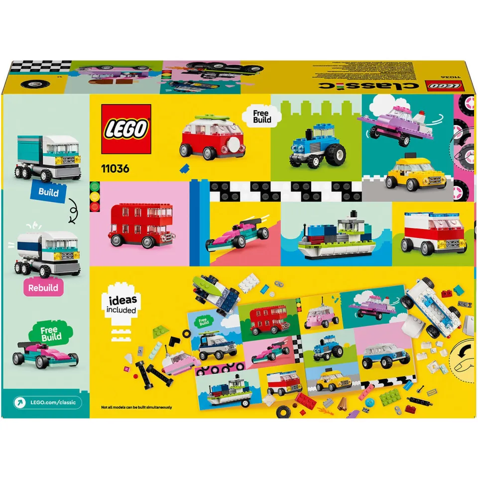 Lego Classic Creatieve voertuigen Bouw- en speelset met Speelgoed Auto 11036, foto 5