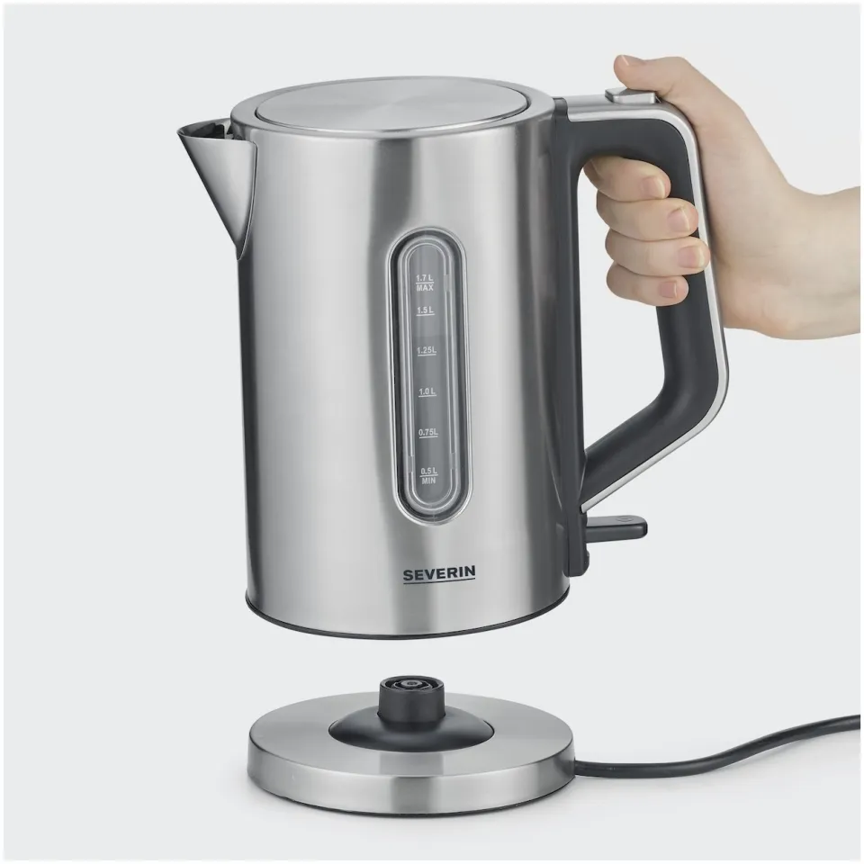Severin WK3402 waterkoker rvs, foto 3