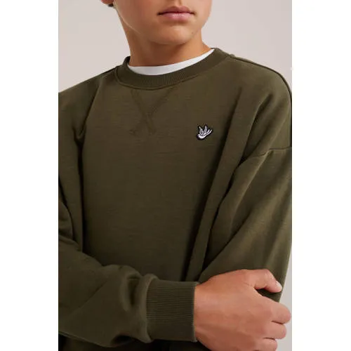 WE Fashion sweater - olijfgroen, foto 5
