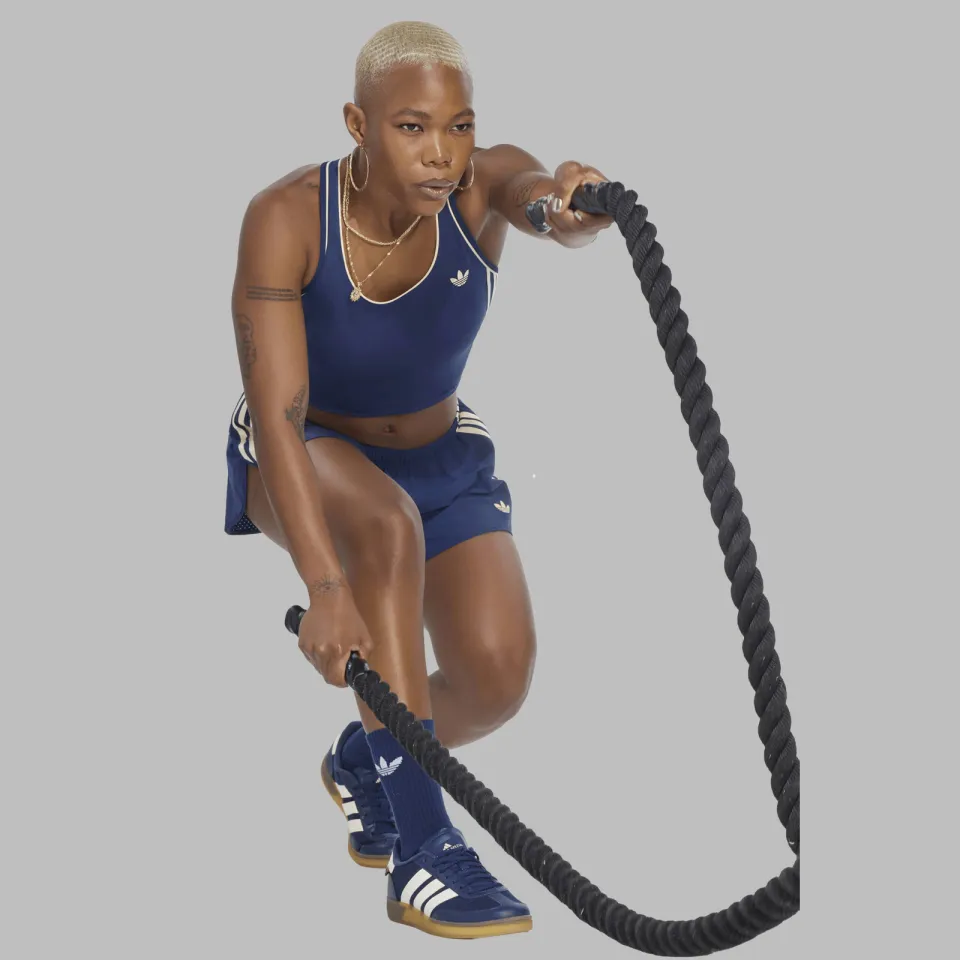 Adidas Originals sporttop - donkerblauw, foto 4