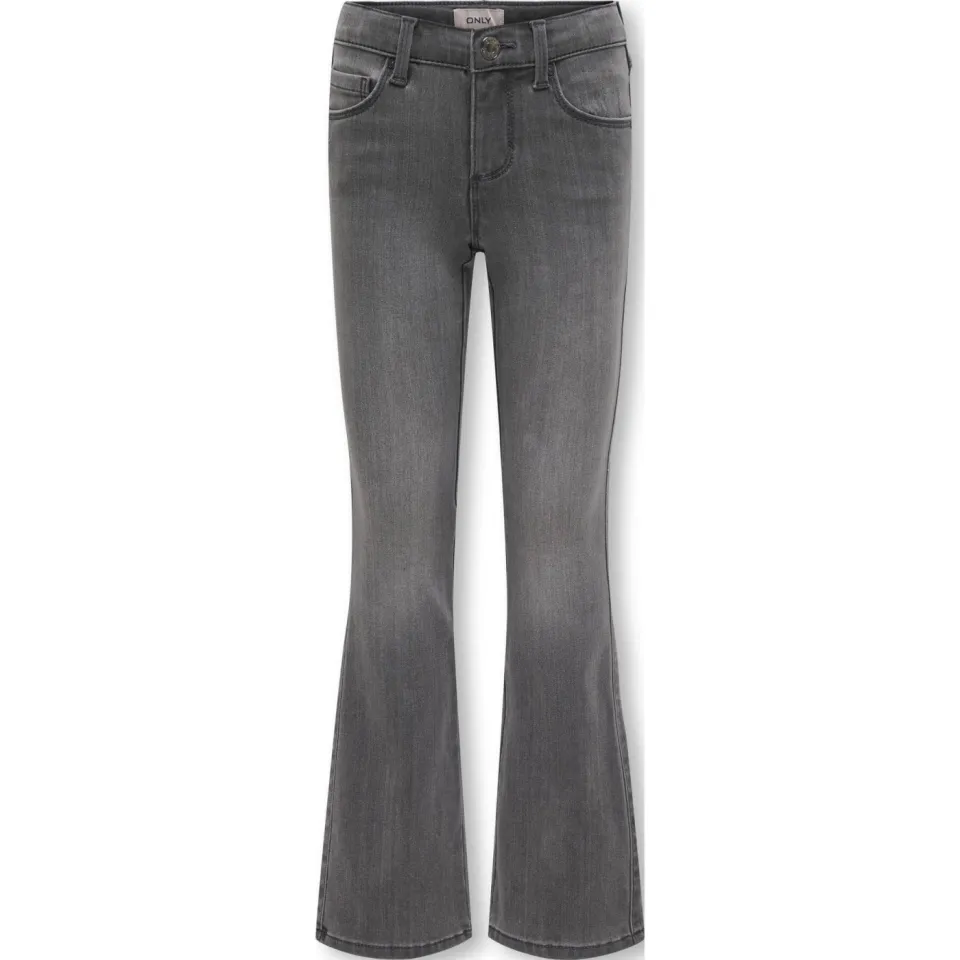 KIDS ONLY GIRL high waist flared jeans grey denim, foto 2