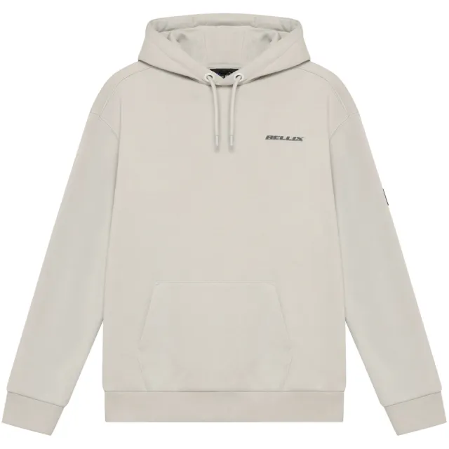 Rellix oversized hoodie met backprint - lichtgrijs