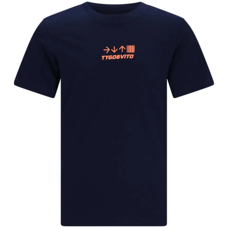 TYGO & vito jersey T-shirt donkerblauw, foto 2