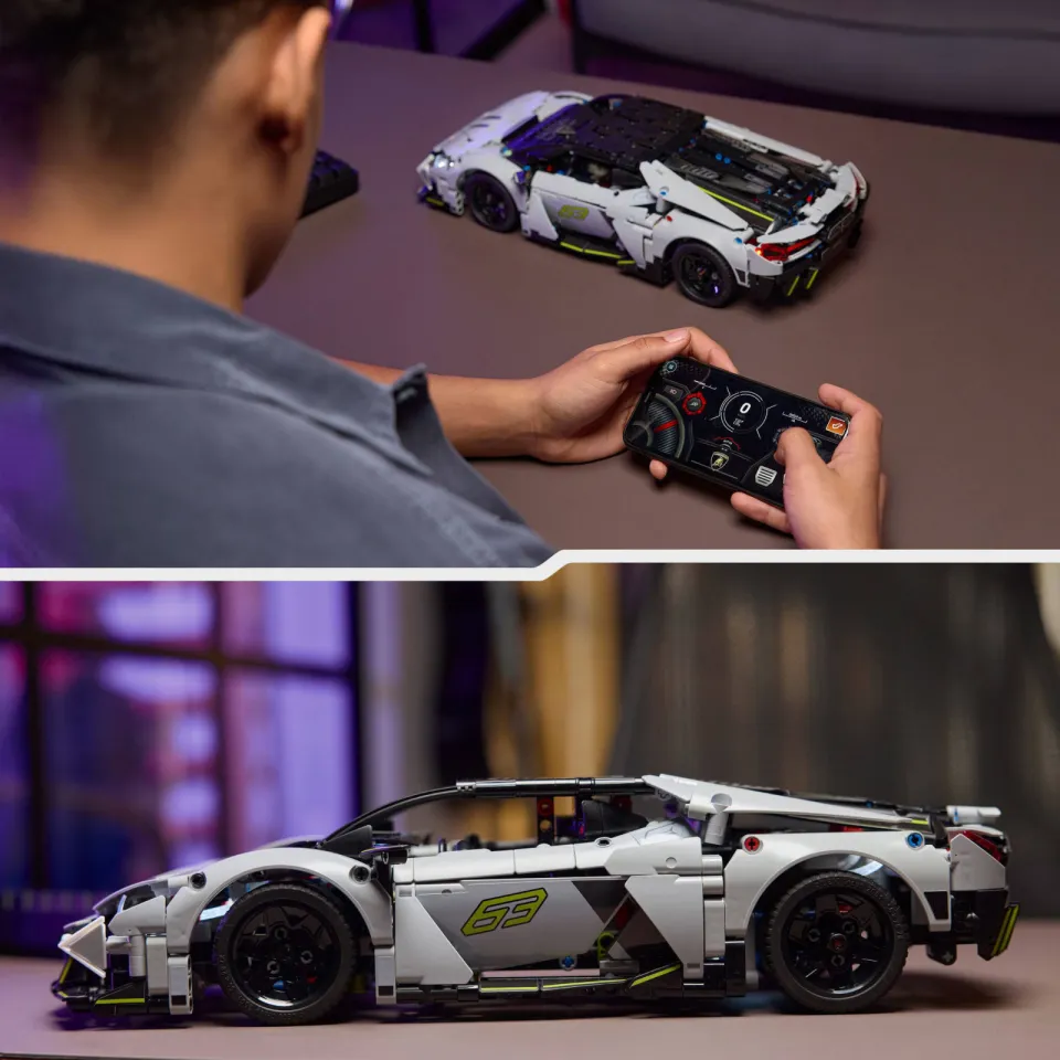 Lego Technic Lamborghini Revuelto supersportwagen 42214, foto 3