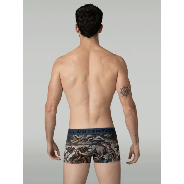Muchachomalo Heren 3-pack Trunks Premodern veelkleurig, foto 2