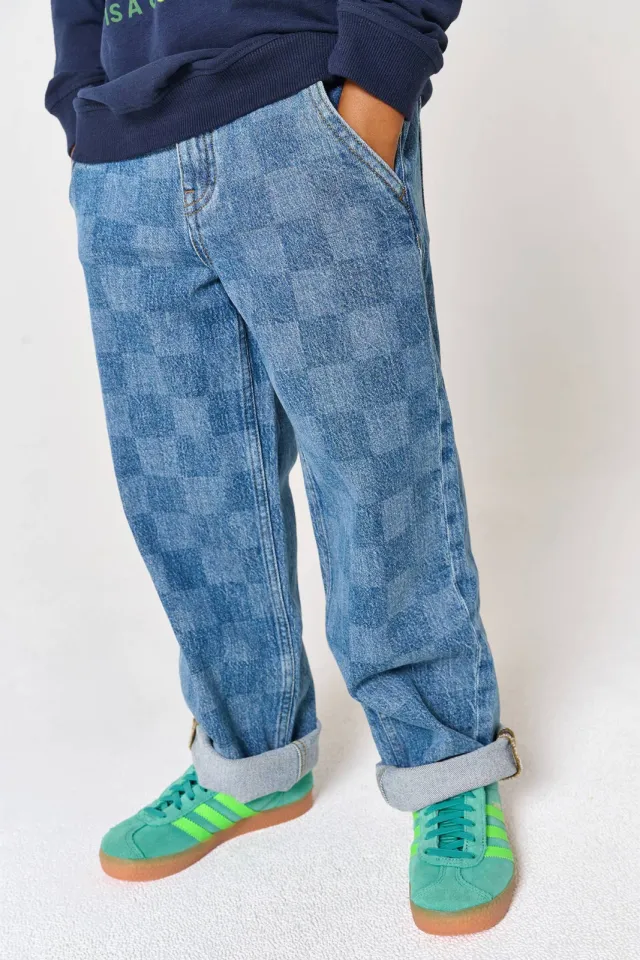 Tumble 'n Dry Arles loose jeans blauw Medium blue denim