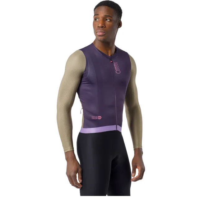 Castelli Corretto lange mouw fietsshirt blauw