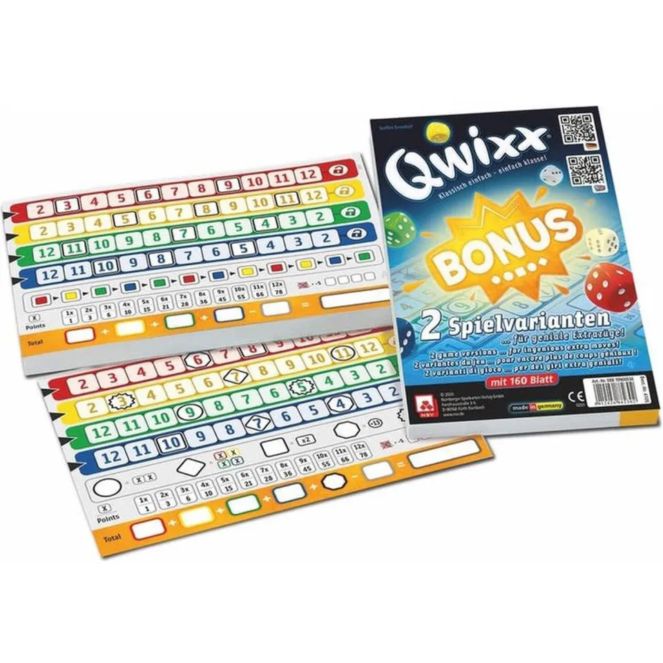 White Goblin Games Qwixx Bonus dobbelspel uitbreiding, foto 2