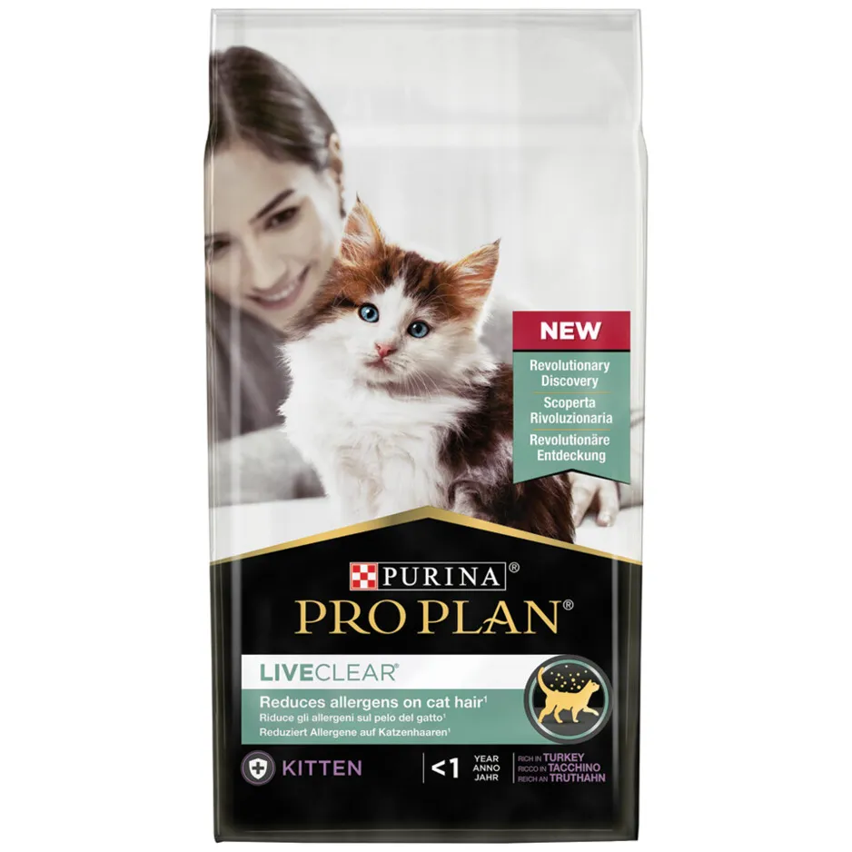 Pro Plan LiveClear kattenvoer droog kitten kalkoen, foto 2