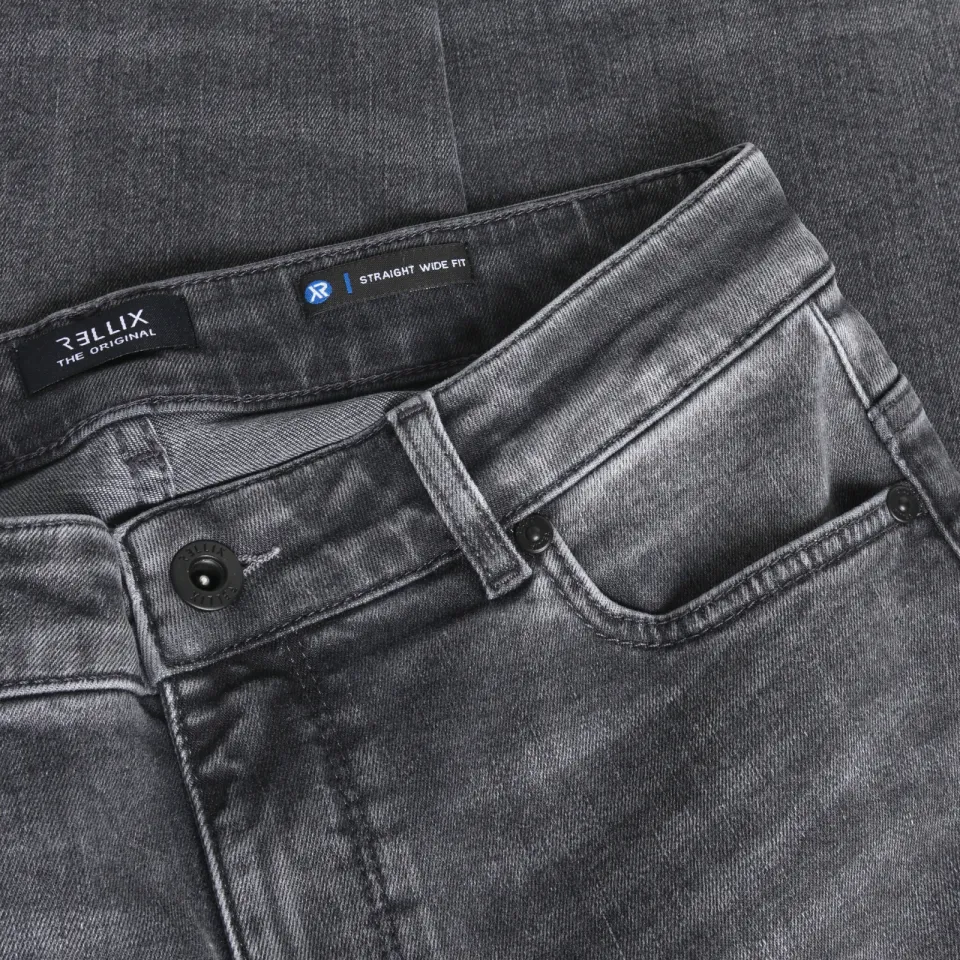 Rellix loose fit jeans - grijs, foto 2