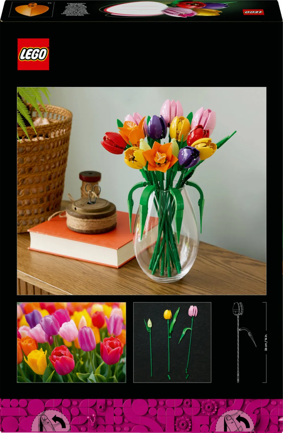 Lego Botanical Collection Boeket met Tulpen Bloemen Bouwpakket 11501, foto 2