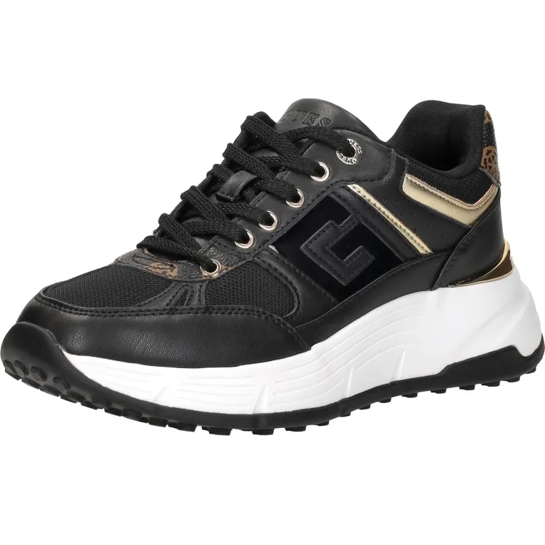 Guess Fonzi lage sneakers zwart, foto 3