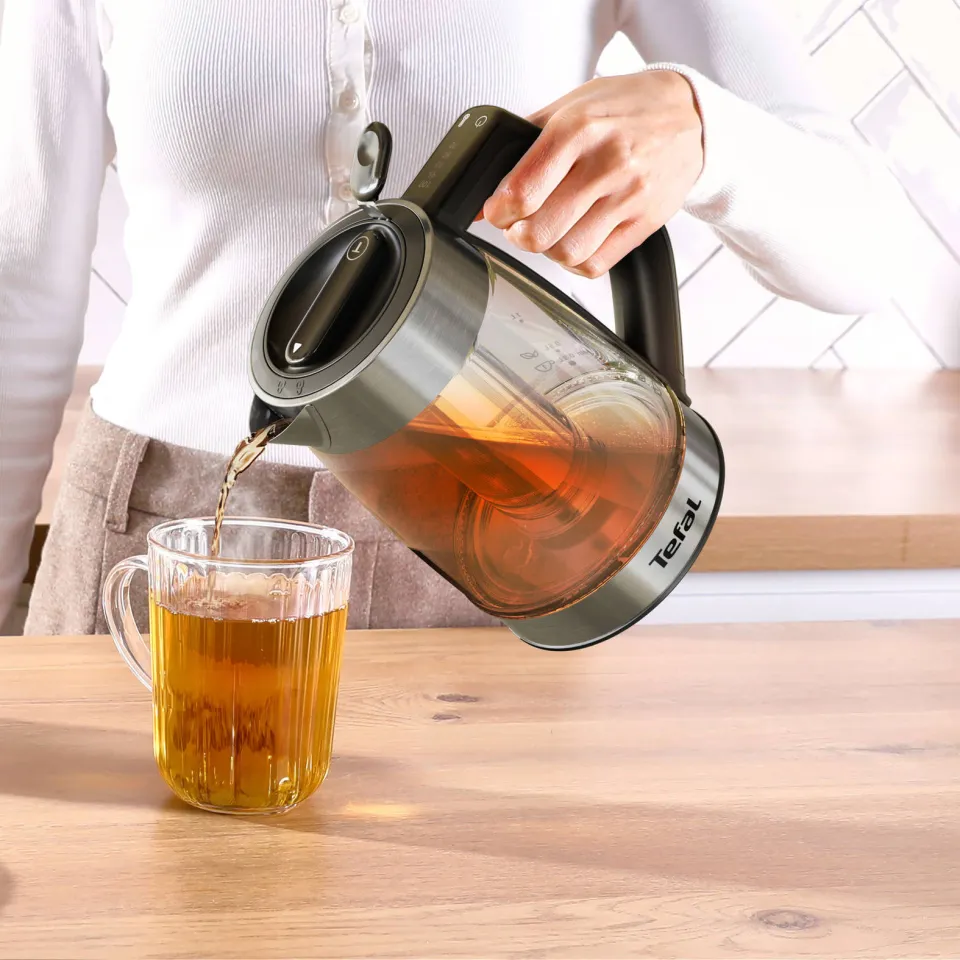 Tefal Element BJ760D 1,7 L waterkoker met temperatuurregeling grijs, foto 4