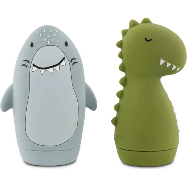 Trixie Mr. Shark & Mr. Dino badspeelgoed groen blauw Blauw/Groen