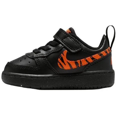Nike Court Borough Low sneakers - zwart/oranje, foto 2