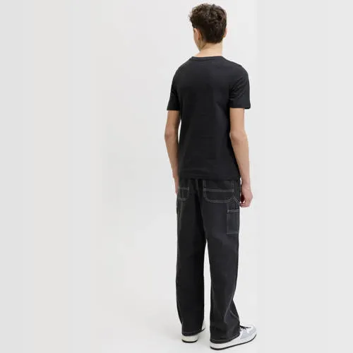 Jack & Jones rechtvallend T-shirt met logo zwart, foto 3