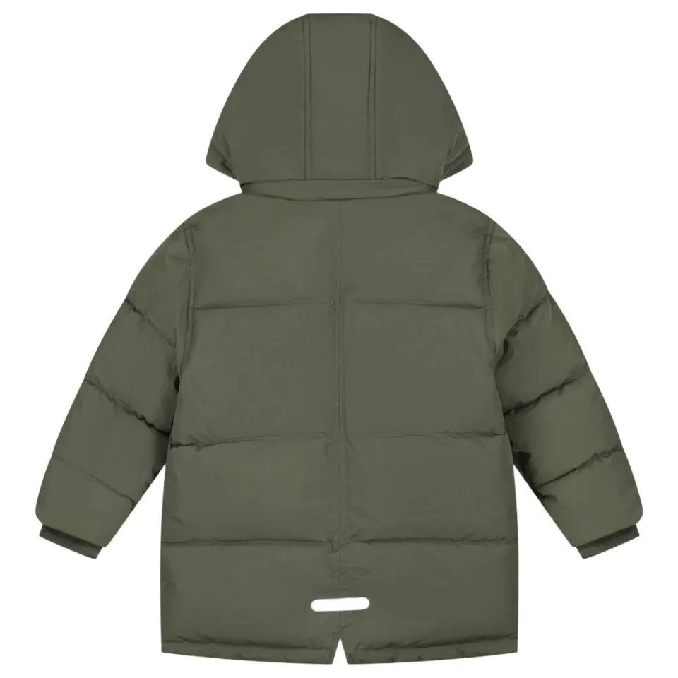 Stains&Stories winterparka armygroen, foto 3