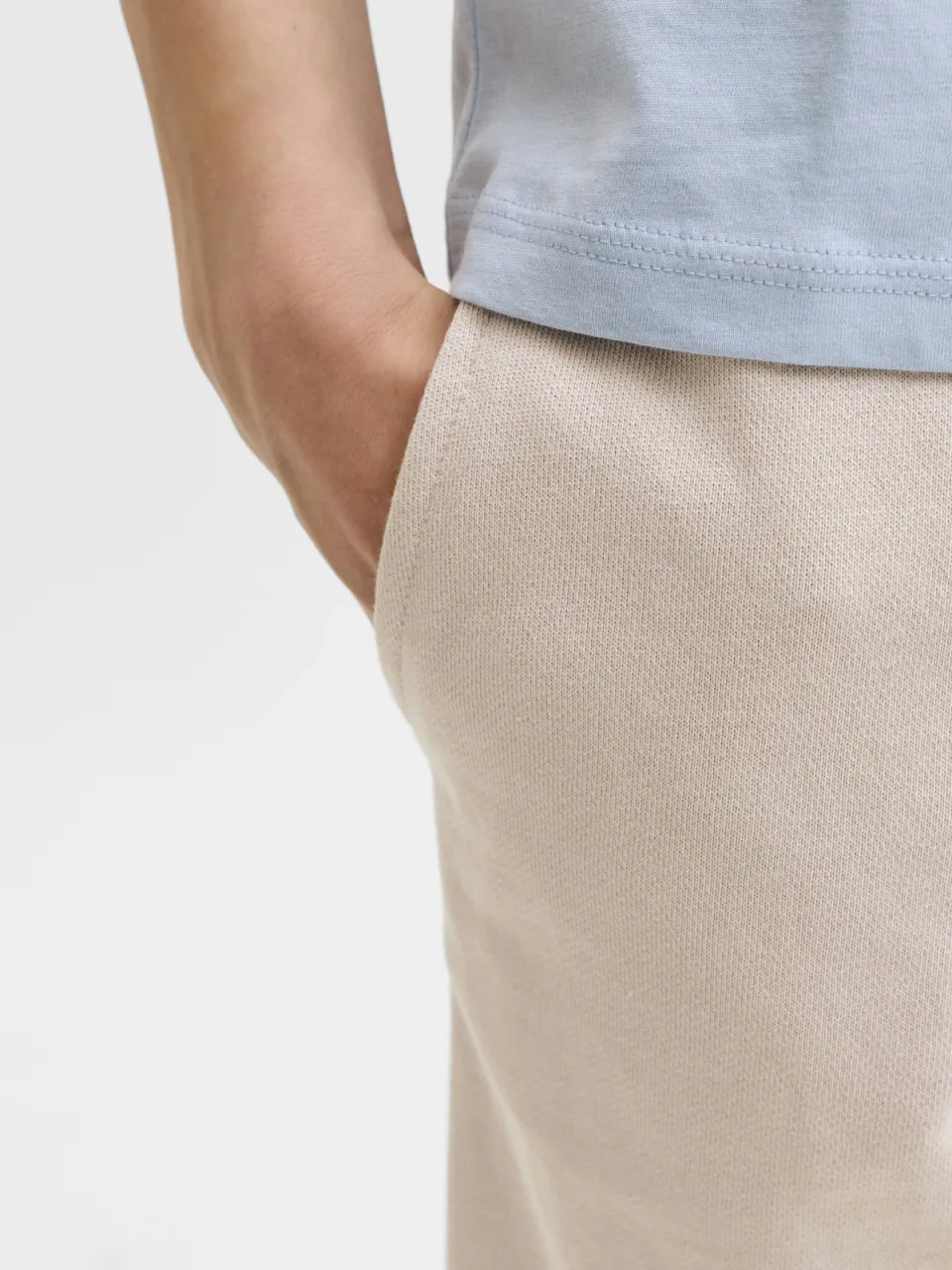 Jack & Jones sweatshort beige, foto 6