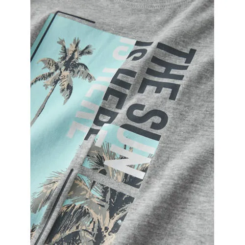 NAME IT NKMVAGNO t-shirt grijs melange, foto 3
