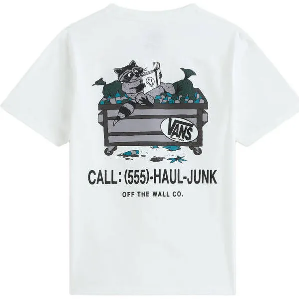 Vans rechtvallend T-shirt met backprint wit, foto 2