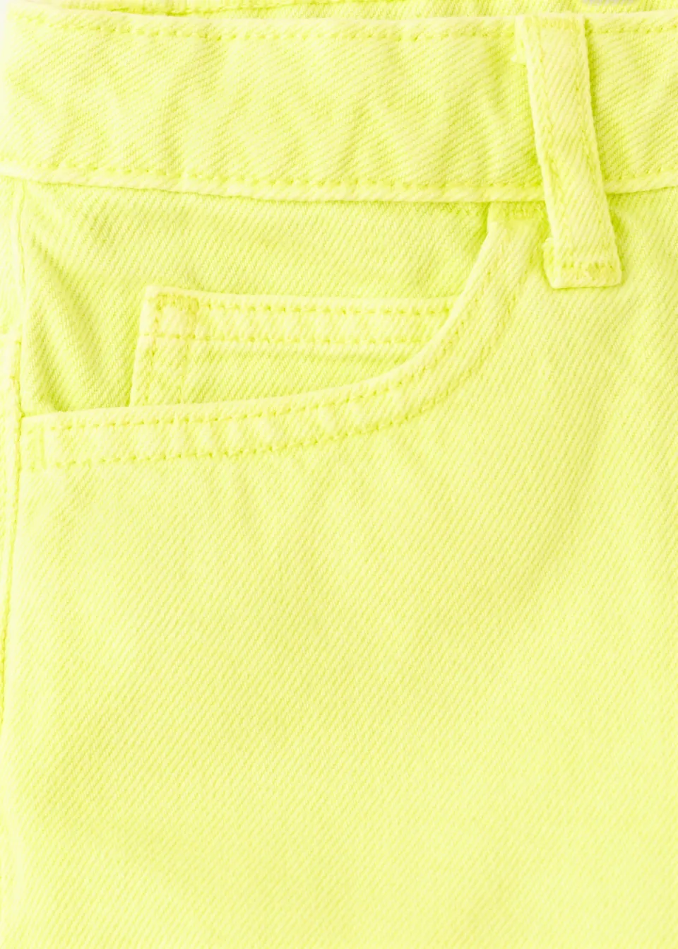 Mango Kids denimshort geel, foto 6