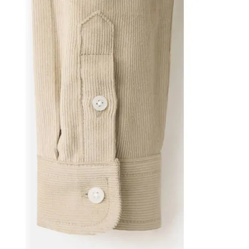 Mango Kids corduroy overhemd - beige, foto 3
