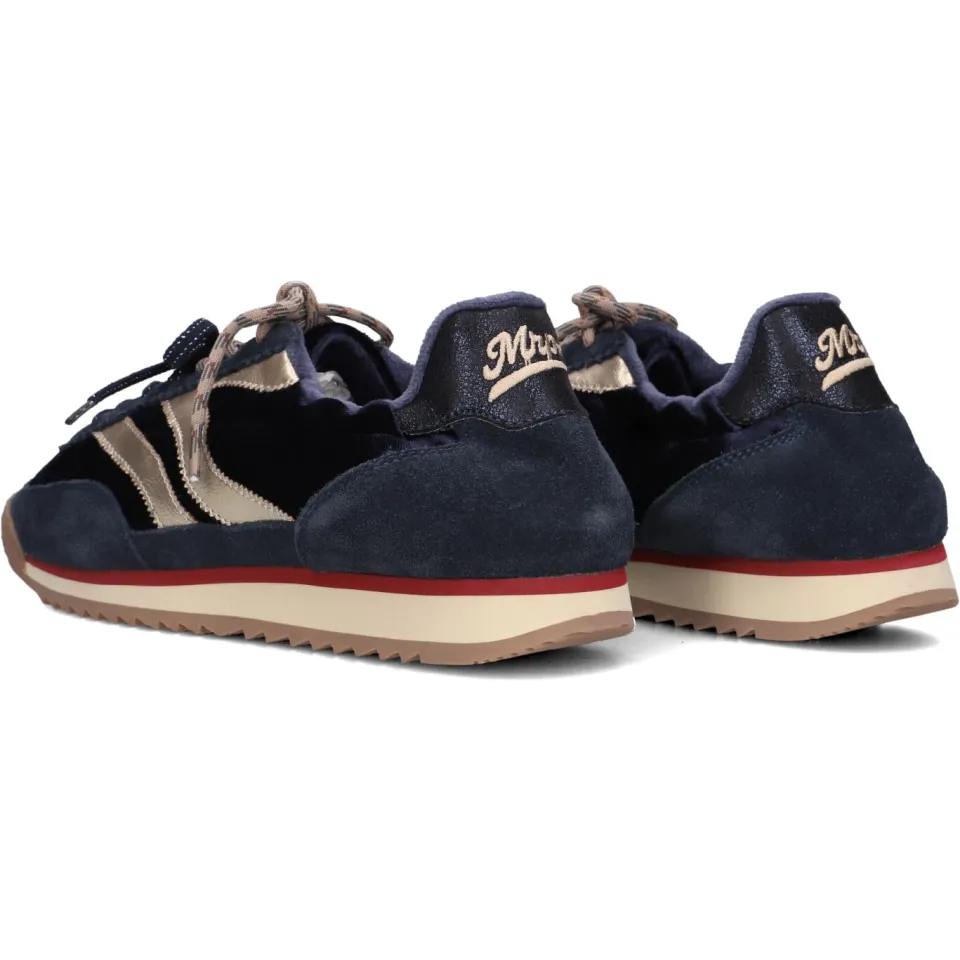 Mrp Utah suède sneakers - blauw/donkerblauw, foto 5