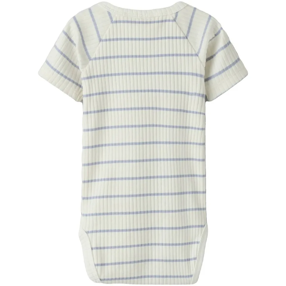 Lil' Atelier BABY gestreepte romper wit, foto 2