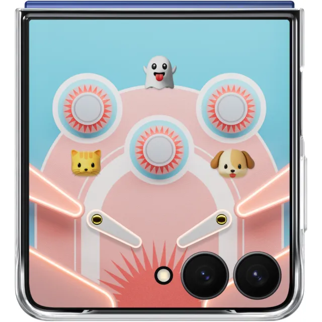 Samsung Galaxy Z Flip7 Flipsuit Case Transparent