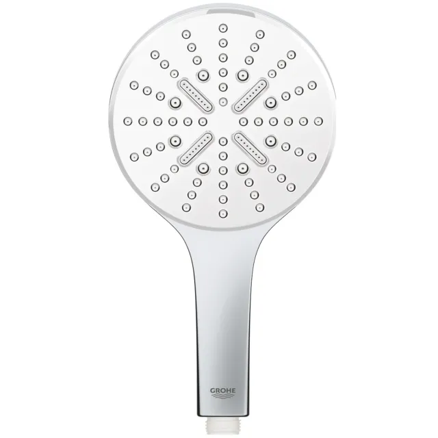 Handdouche GROHE Rainshower SmartActive 130 Rond 13cm Chroom/Wit