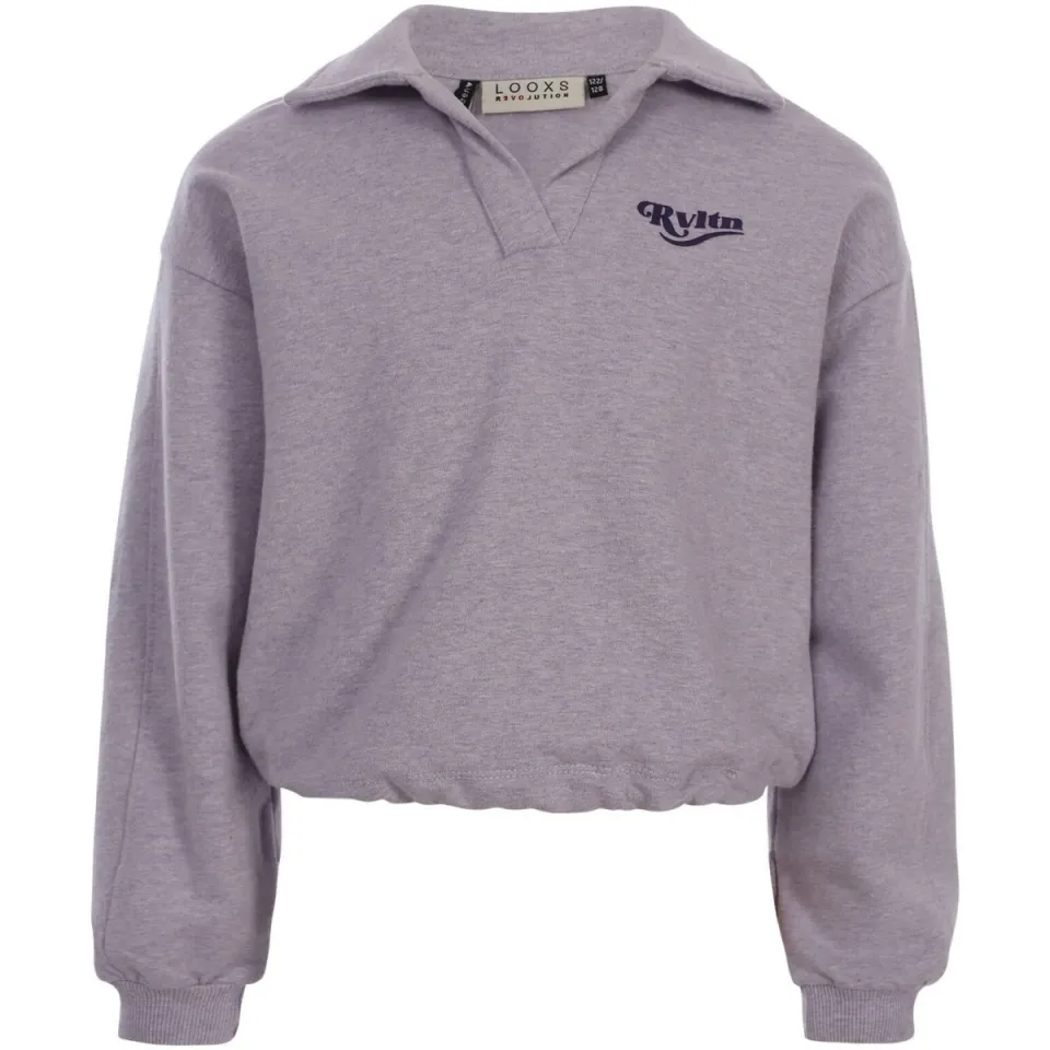 LOOXS 10sixteen boxy sweater met backprint - lila, foto 2