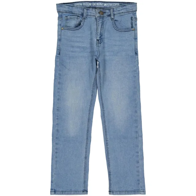 QPI regular fit jeans - mediumblauw