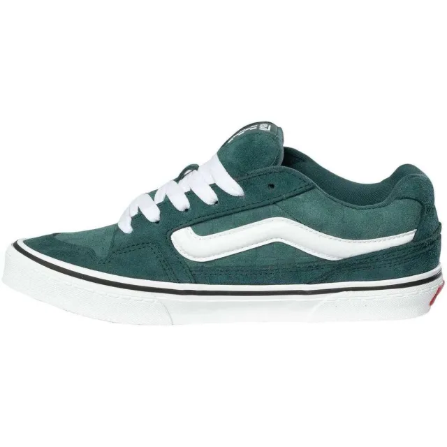 Lage Sneakers Vans Caldrone reliëf suède sneakers grijsgroen/wit, foto 2