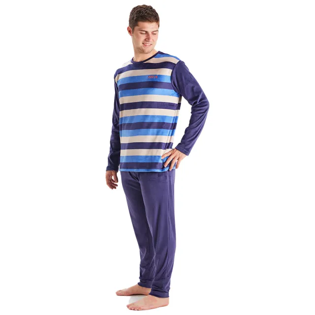 Munich MU3 pyjamaset blauw
