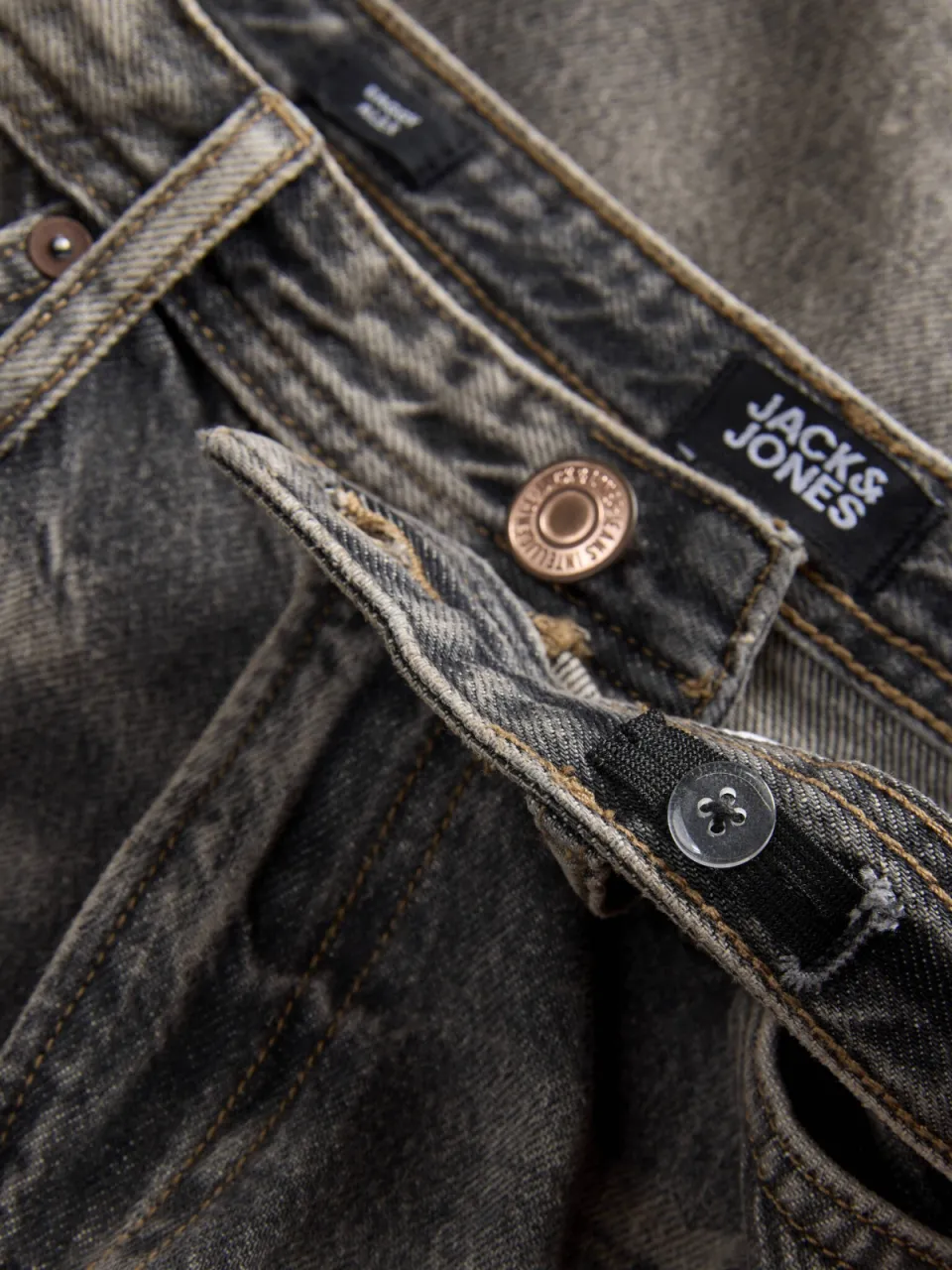Jack & Jones JUNIOR baggy jeans JJIALEX JJCREW - grijs, foto 5