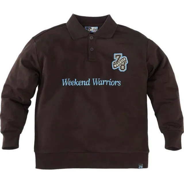 Z8 kids sweater Oscar donkerbruin