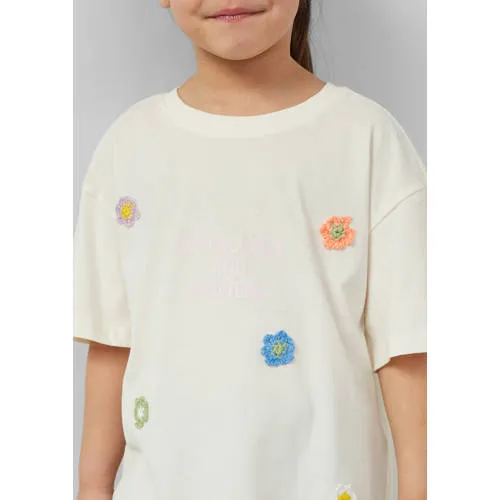 S.Oliver T-shirt ecru crochet, foto 5
