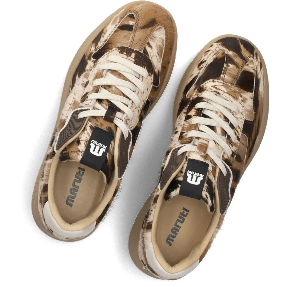 Maruti Yale lage sneaker bruin, foto 3