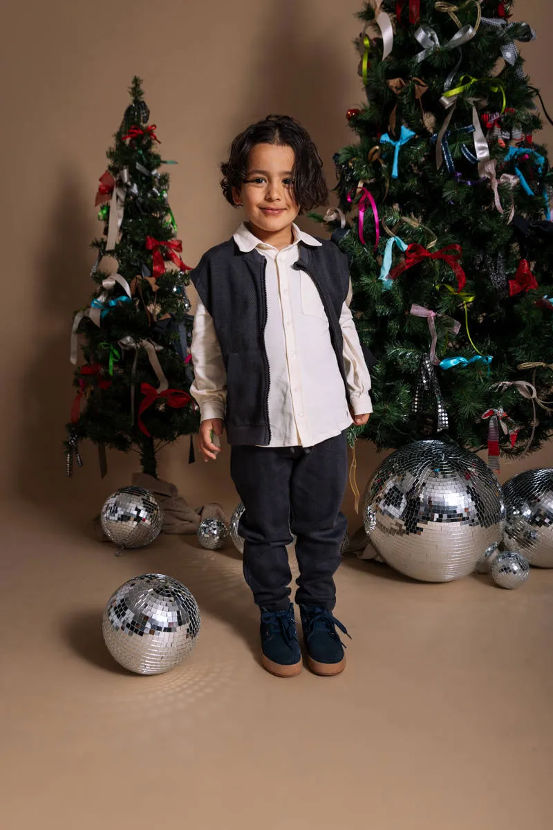 Quapi casual broek antracietblauw, foto 4
