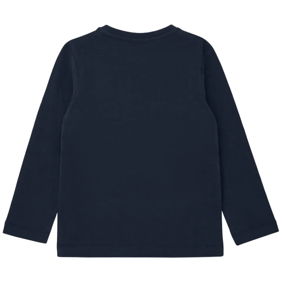 S.Oliver longsleeve met pailletten donkerblauw, foto 3
