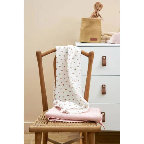 Meyco hydrofiele swaddle Mini Panther roze (set van 2), foto 4