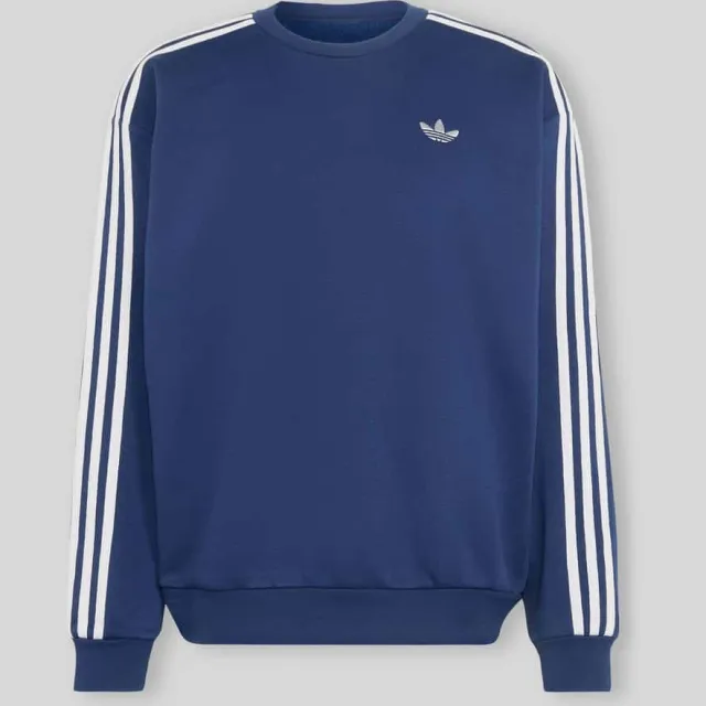 Adidas oversized sweatshirt van katoenmix Blue