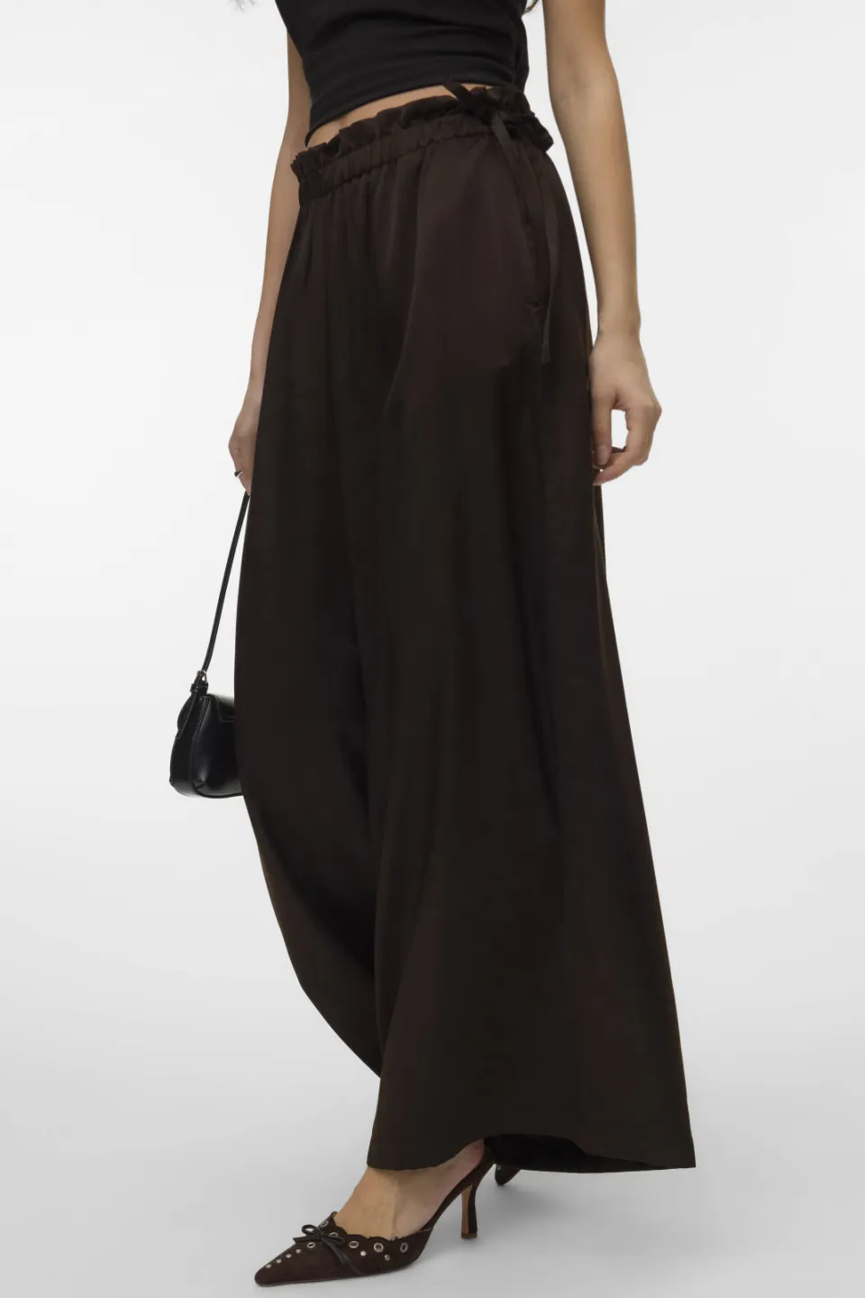 Vero Moda Charm losse broek bruin, foto 4