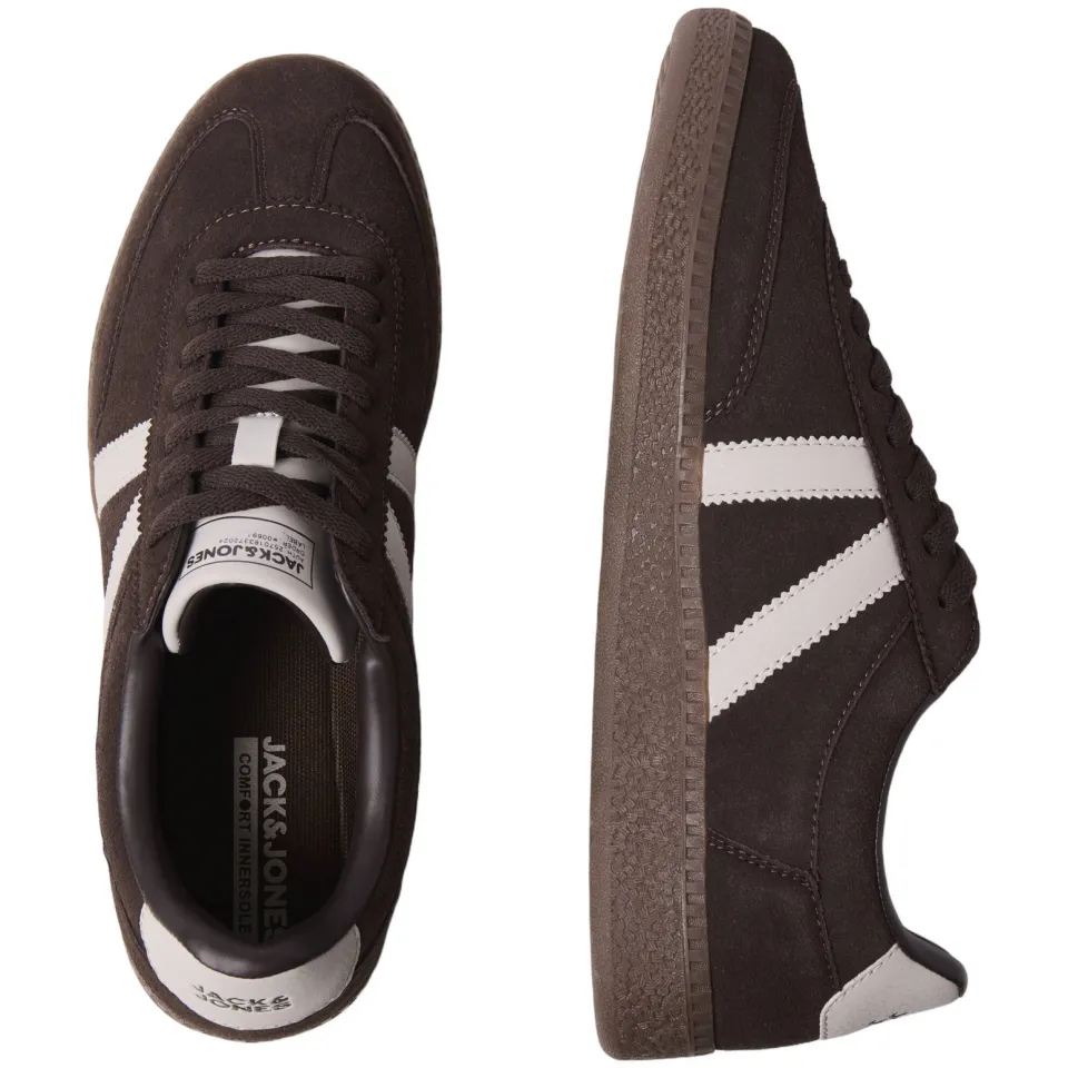Jack & Jones Jfwkirk imitatieleren sneakers donkerbruin, foto 8