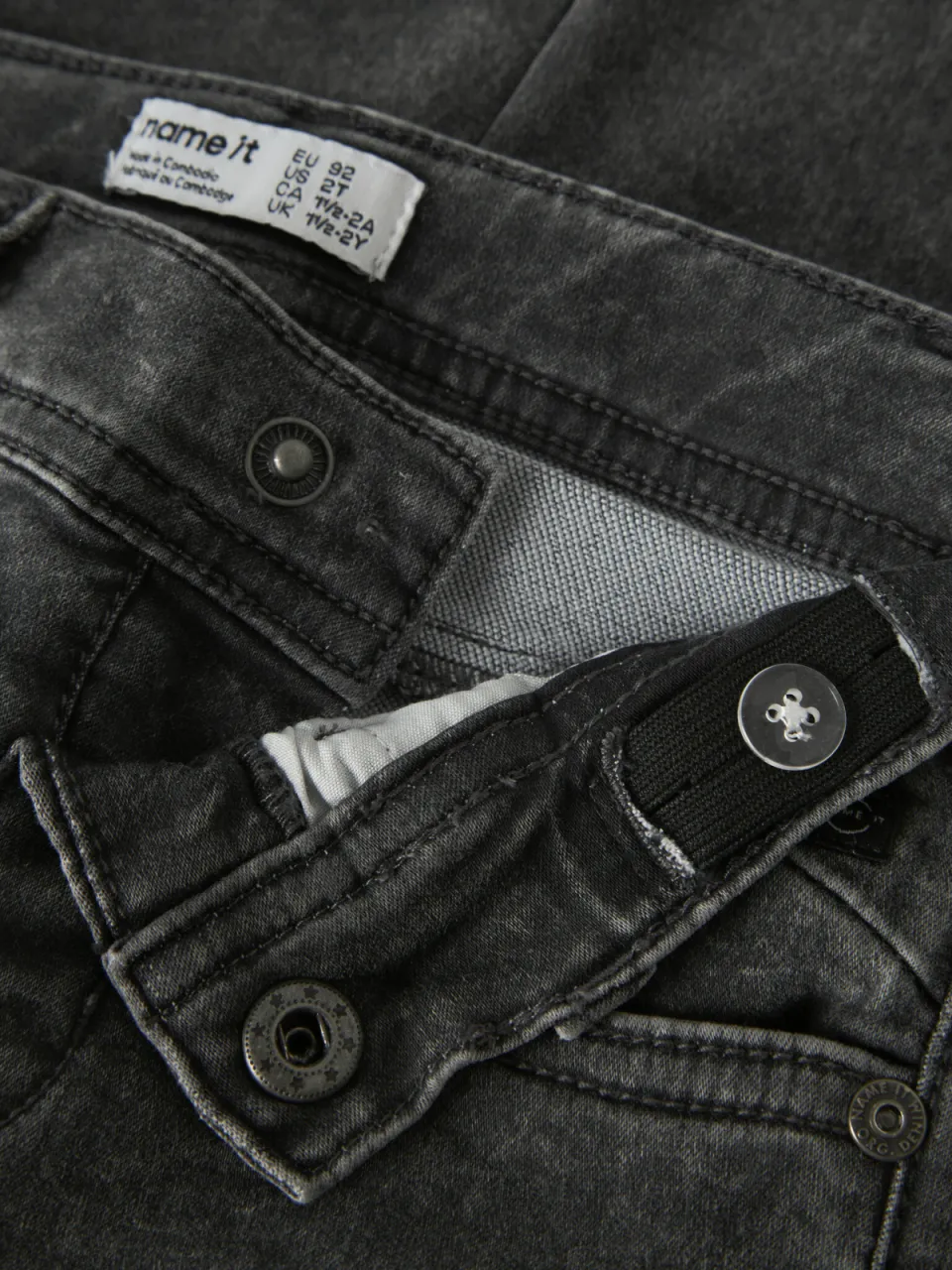 NAME IT MINI NMMTHEO slim fit jeans grey denim, foto 6